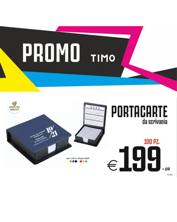Promo timo - Portacarte da scrivania (100 PZ.)