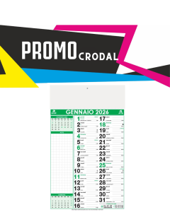 Promo crodal - Calendario olandese 12 fogli carta patinata (100 PZ.)