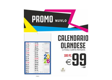 Promo Nuvlo - Calendario olandese (100 PZ.)