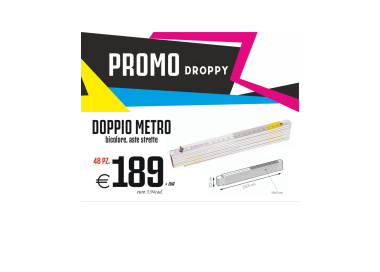 Promo droppy - Doppio metro bicolore (48 PZ.)
