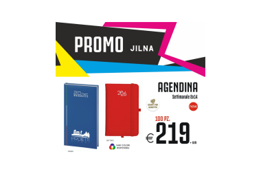 Promo Jilna - Agendina settimanale 8x14cm (100 PZ.)