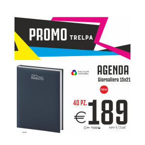 Promo Trelpa - Agenda giornaliera 15x21 (40 PZ.)