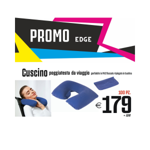 Promo edge - Cuscino poggiatesta da viaggio (100 PZ)