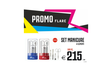 Promo flare - Set manicure 4 elementi (100 PZ.)