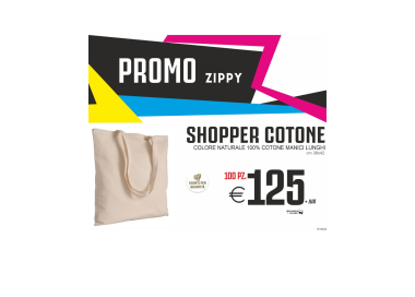 Promo zippy - Shopper cotone (100 PZ.)