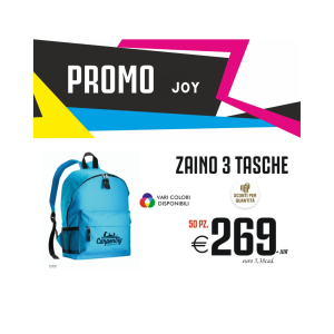 Promo joy - Zaino 3 tasche (50 PZ.)