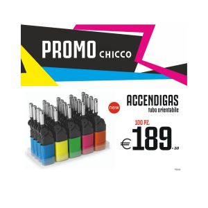 Promo chicco - Accendigas tubo orientabile (100 PZ.)
