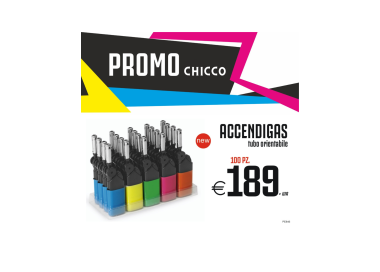 Promo chicco - Accendigas tubo orientabile (100 PZ.)
