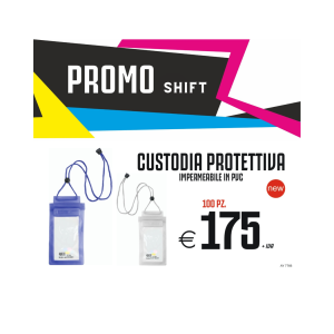 Promo shift - Custodia protettiva impermeabile in PVC (100 PZ.)